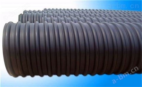 郑州HDPE钢带波纹管 耐磨钢带复合管材